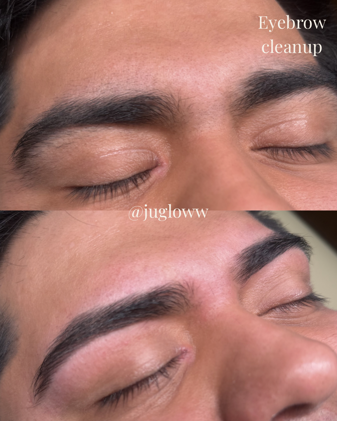 Eyebrow cleanup